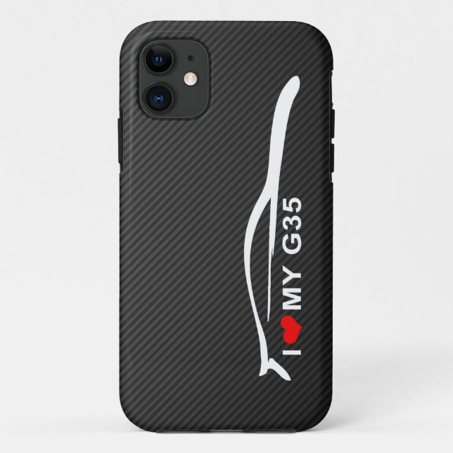 I Love My G35 Case-Mate iPhone Case (Back)