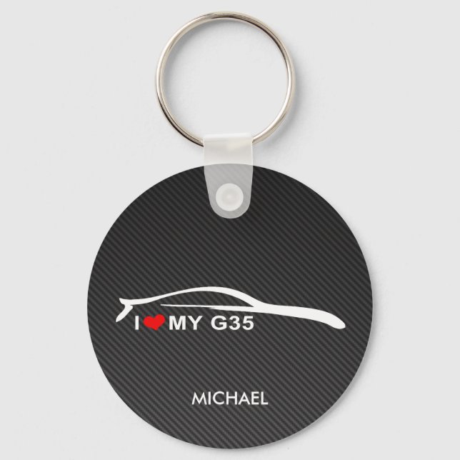I Love My G35 Key Ring (Front)