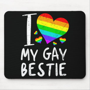 I Love My Gay Ie Lgbt Month Proud Friend Mouse Pad