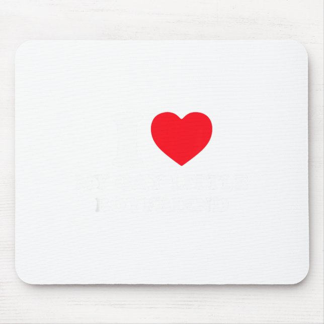 I Love My Gay Little Boyfriend Funny Y2k Valentine Mouse Pad (Front)