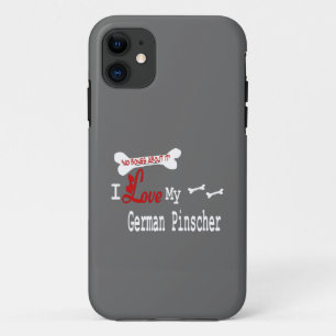 I Love My German Pinscher iPhone 11 Case