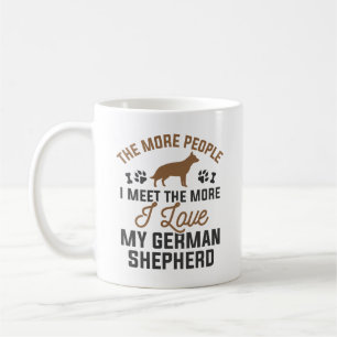 I Love My German Shepherd Coffee Mug