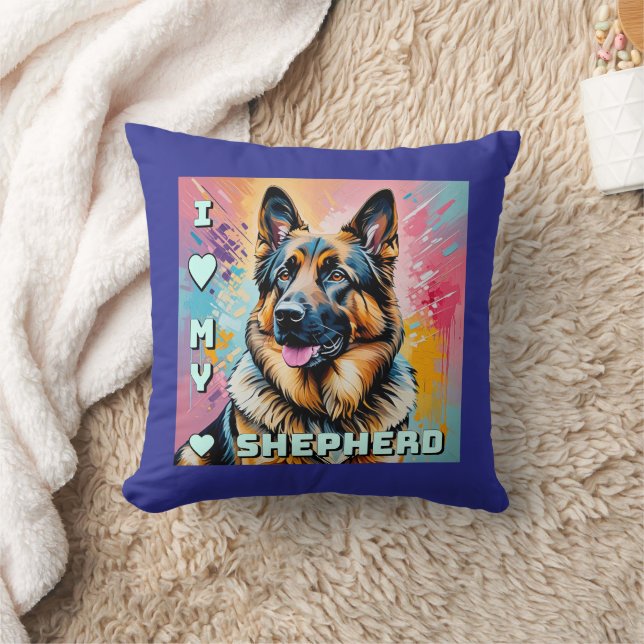 I love my German Shepherd Cushion (Blanket)