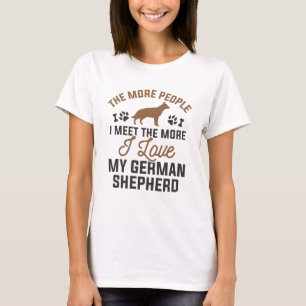 I Love My German Shepherd T-Shirt