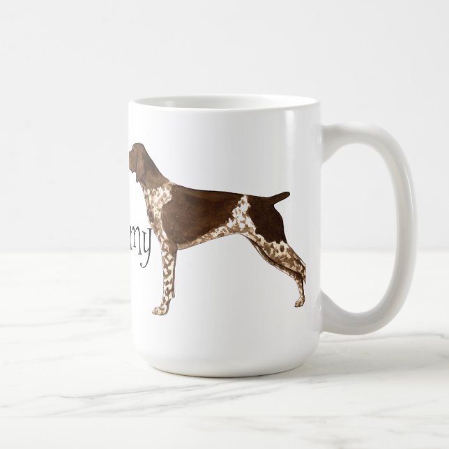 I Love my German Shorthaired Pointer Coffee Mug (Right)