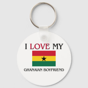 I Love My Ghanaian Boyfriend Key Ring