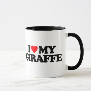 I LOVE MY GIRAFFE MUG