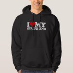 I Love My Girlfriend 1BK1 Hoodie<br><div class="desc">I love my girlfriend, I heart my girlfriend. This fun and romantic design is perfect for couples, featuring a bold declaration of affection to showcase your love and appreciation for that special someone in your life. It's ideal for any occasion, whether you're planning a romantic date, celebrating Valentine's Day, an...</div>