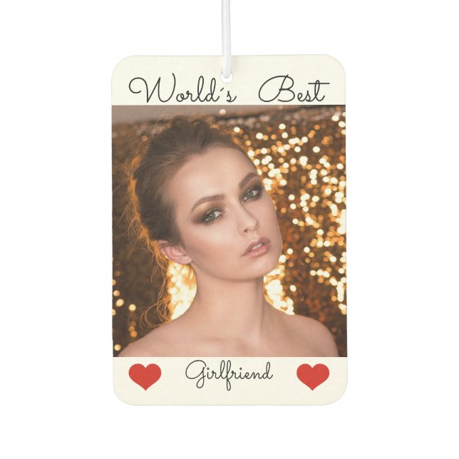 I love my girlfriend Air Freshener (Front)