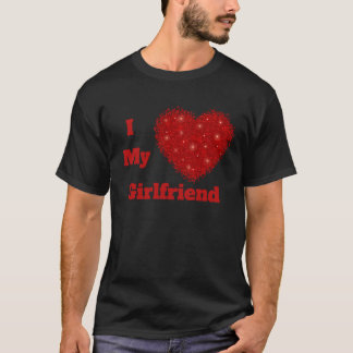 I Love My Girlfriend Bae Personalised  T-Shirt