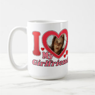 I Love My Girlfriend Boyfriend Wife Husband Photo Coffee Mug