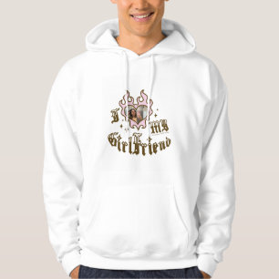 I Love My Girlfriend - Brown - DingusDesign Hoodie