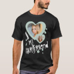 I love my Girlfriend Chalkboard Doodles Black Cute T-Shirt<br><div class="desc">Create your own I love my girlfriend cute pastel mint green colour and charcoal white and black tshirts. This shirt can be a cringe, funny bf anniversary gift. Force your boyfriend to wear this super cute tiktok trend shirt all the time. He will receive a lot of compliments at school...</div>
