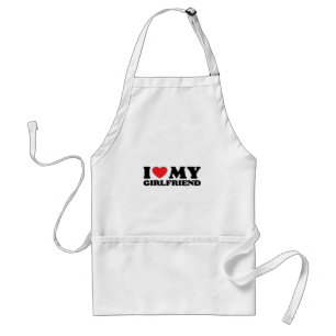 I Love My Girlfriend Classic Standard Apron