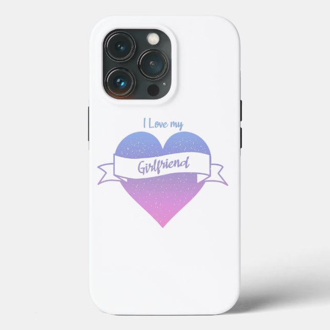 I Love My Girlfriend Custom Case-Mate iPhone Case (Back)