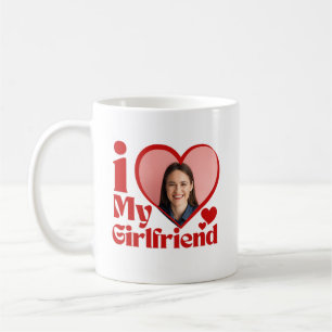 I Love My Girlfriend Custom Coffee Mug