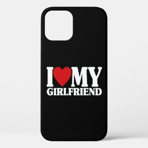 I Love My Girlfriend - Cute Matching Gift For Men iPhone 12 Case