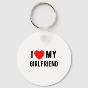 I Love My Girlfriend Cute Matching Valentine Boyfr Key Ring