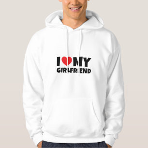 I Love My Girlfriend, I heart my girlfriend Hoodie
