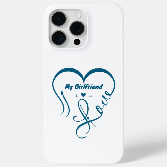 I Love My Girlfriend - I ♥ Us Case-Mate iPhone Case (Back)