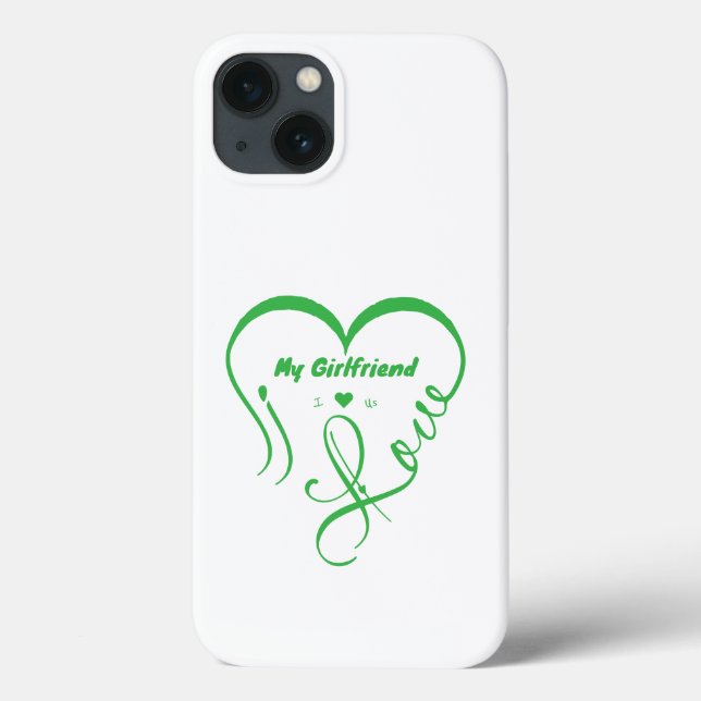 I Love My Girlfriend - I ♥ Us Case-Mate iPhone Case (Back)
