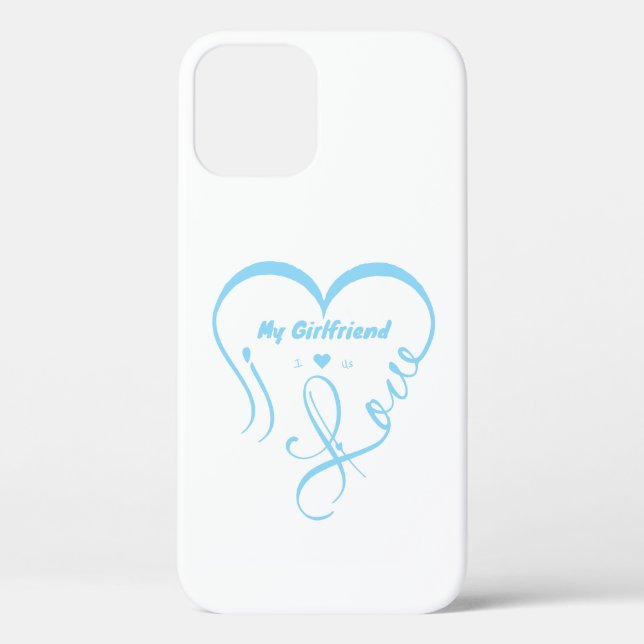 I Love My Girlfriend - I ♥ Us Case-Mate iPhone Case (Back)