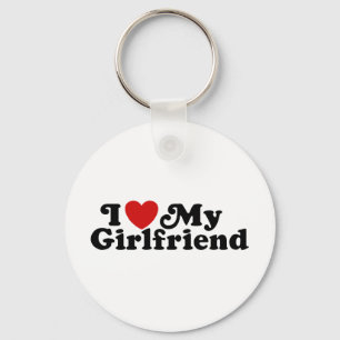 I Love My Girlfriend Key Ring