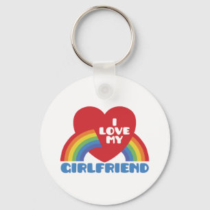 I Love My Girlfriend Key Ring