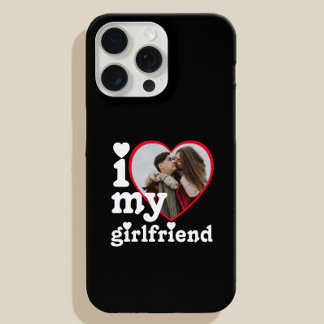 I Love My Girlfriend Personalised Photo iPhone 14 Case