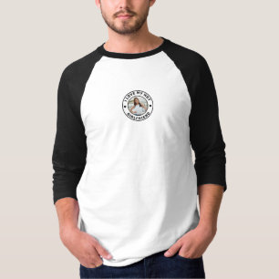 I Love My Girlfriend Personalised Photo Raglan T-Shirt