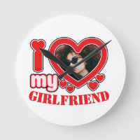 I Love My Girlfriend Personalised Photo Text