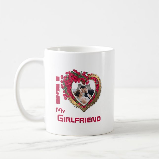 I Love My Girlfriend - Photo Mug (Left)