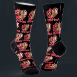 I Love My Girlfriend Photo Socks<br><div class="desc">I Love My Girlfriend - upload a photo for inside the heart</div>