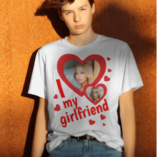 I love my Girlfriend photo T-Shirt