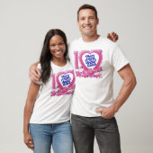 I Love My Girlfriend pink/purple - photo T-Shirt (Unisex)