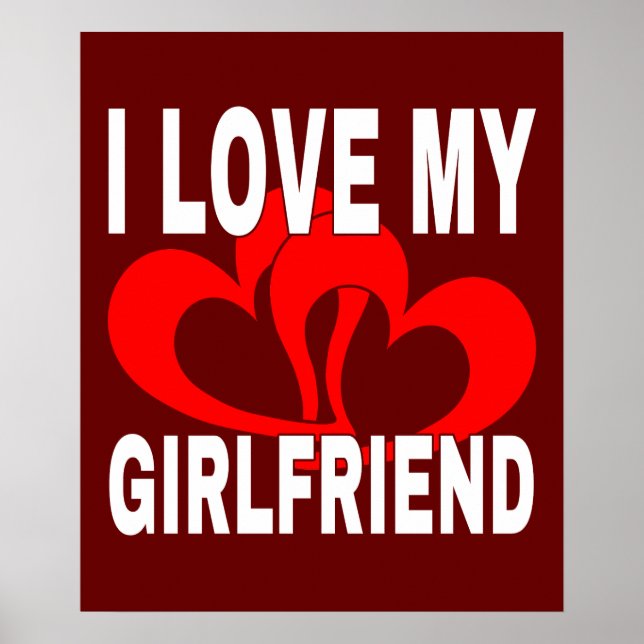 I LOVE MY GIRLFRIEND  POSTER (Front)