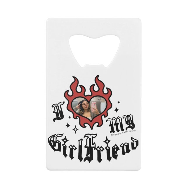 I Love My Girlfriend - Red - DingusDesign (Front)