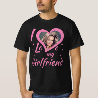I Love my Girlfriend - T-shirt personalizable