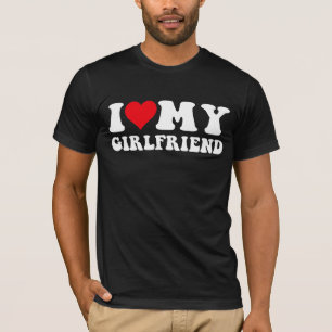 I Love My Girlfriend tee, I Heart My Girlfriend T-Shirt
