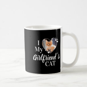 I Love My Girlfriends Cat Custom Photo T Shirt  Coffee Mug