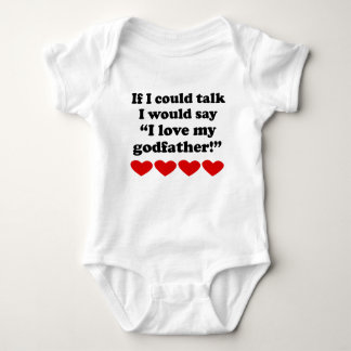 I Love My Godfather Baby Bodysuit
