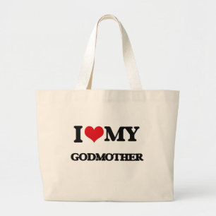 I love my Godmother Large Tote Bag