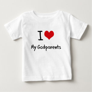I Love My Godparents Baby T-Shirt