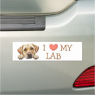 I love My Golden Labrador Heart 