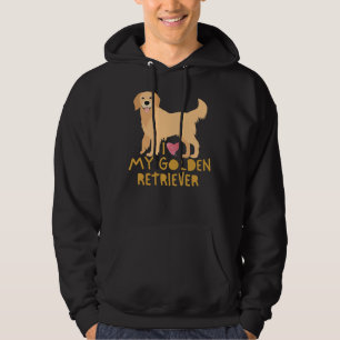I Love My Golden Retriever 195 Hoodie