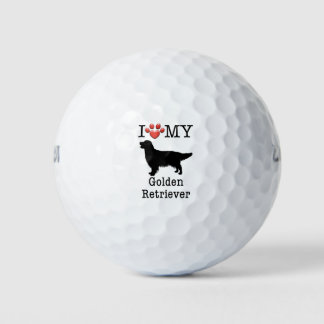 I love my Golden Retriever Golf Balls