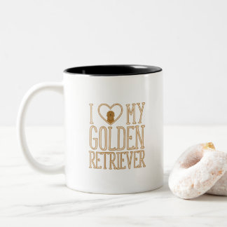 I Love My Golden Retriever Mug