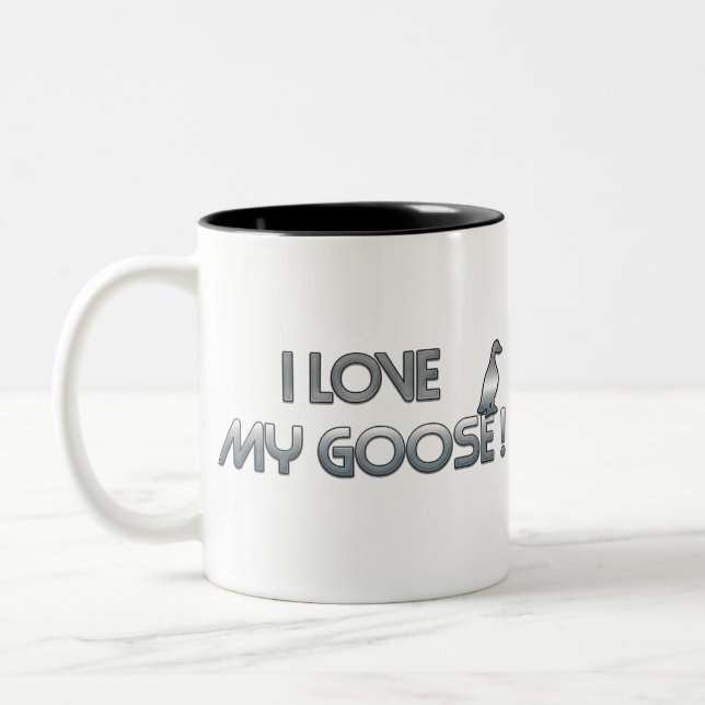 I love my goose Two-Tone coffee mug (Left)