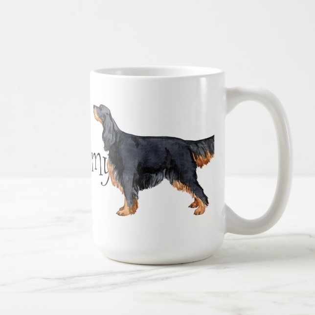 I Love my Gordon Setter Coffee Mug (Right)