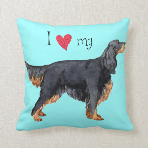 I Love my Gordon Setter Cushion